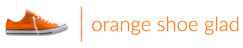 Orange Shoe Glad Logo